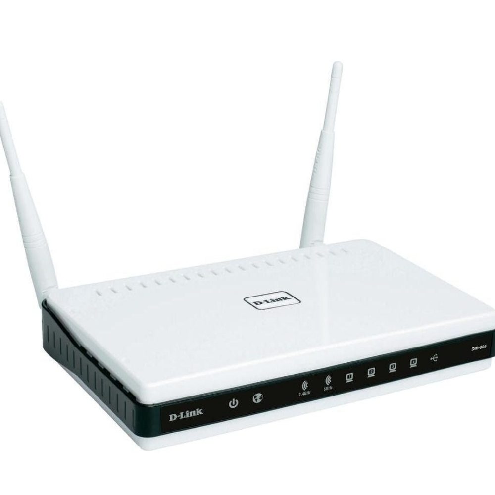 D-Link White Wireless Router DIR-825
